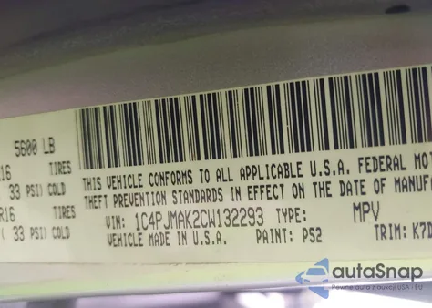2012 Jeep Liberty Sport from USA, damaged, VIN 1C4PJMAK2CW132293